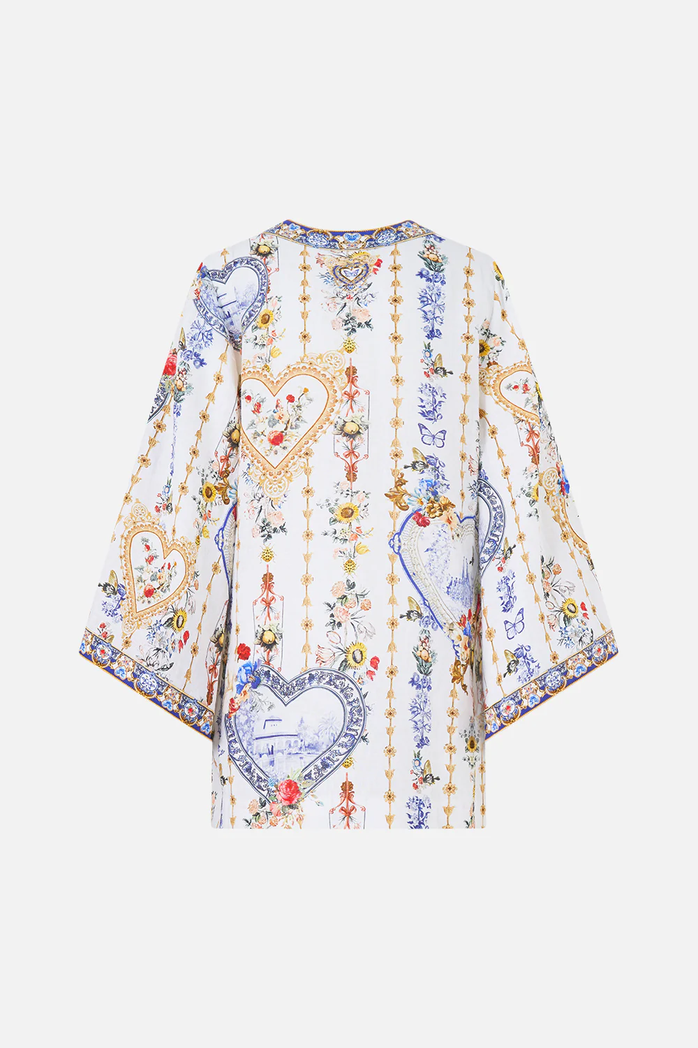 DEEP V NECK HARDWARE SHORT KAFTAN THE POTTERY PARLOUR - Image 2