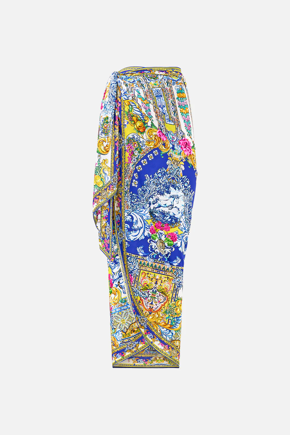 EYELET WRAP LONG SARONG WITH TIE WAIST ESPAÑA NIRVANA - Image 3