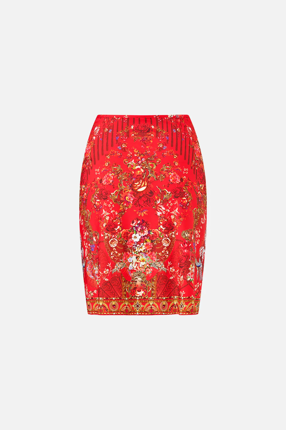 LAYERED MINI SARONG WITH ROSETTE TIE FRONT OLÉ OLÉ - Image 6