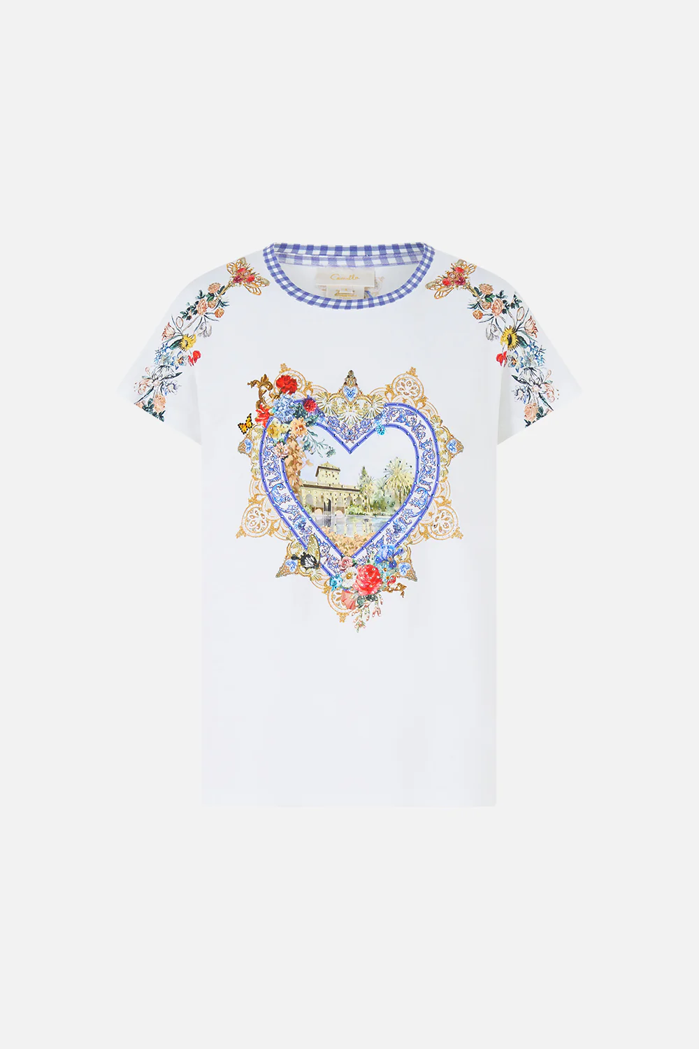 SLIM FIT ROUND NECK T-SHIRT THE POTTERY PARLOUR