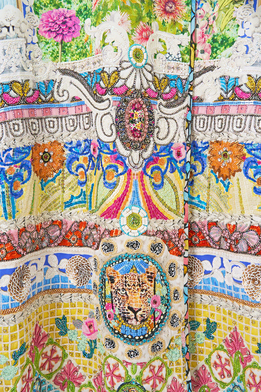 LONG ROBE WITH FLARED SLEEVE NAVÀS NOUVEAU - Image 3