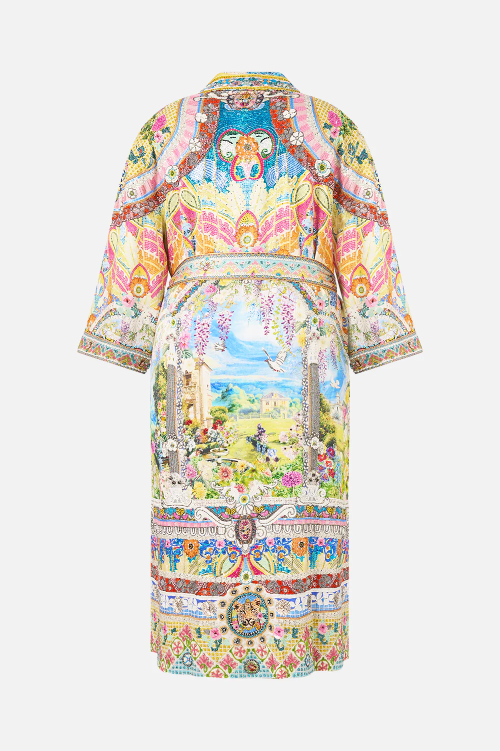 LONG ROBE WITH FLARED SLEEVE NAVÀS NOUVEAU - Image 5
