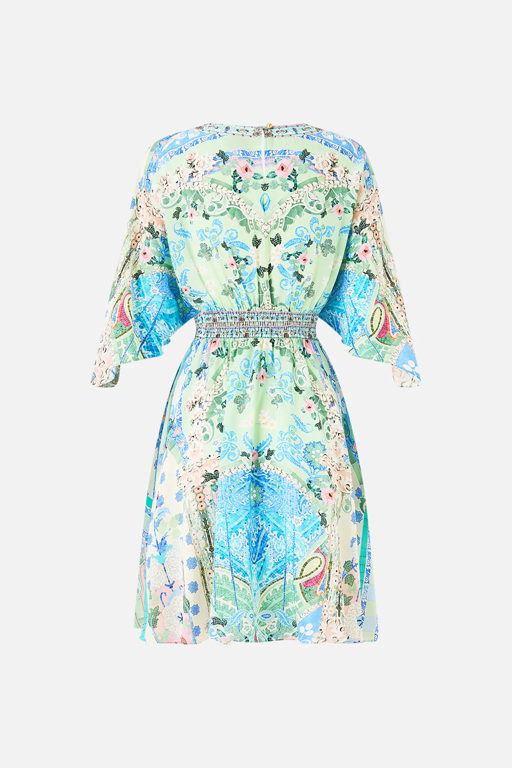 SHORT WAISTED DRESS MIDSUMMER MOSAICS - Image 6
