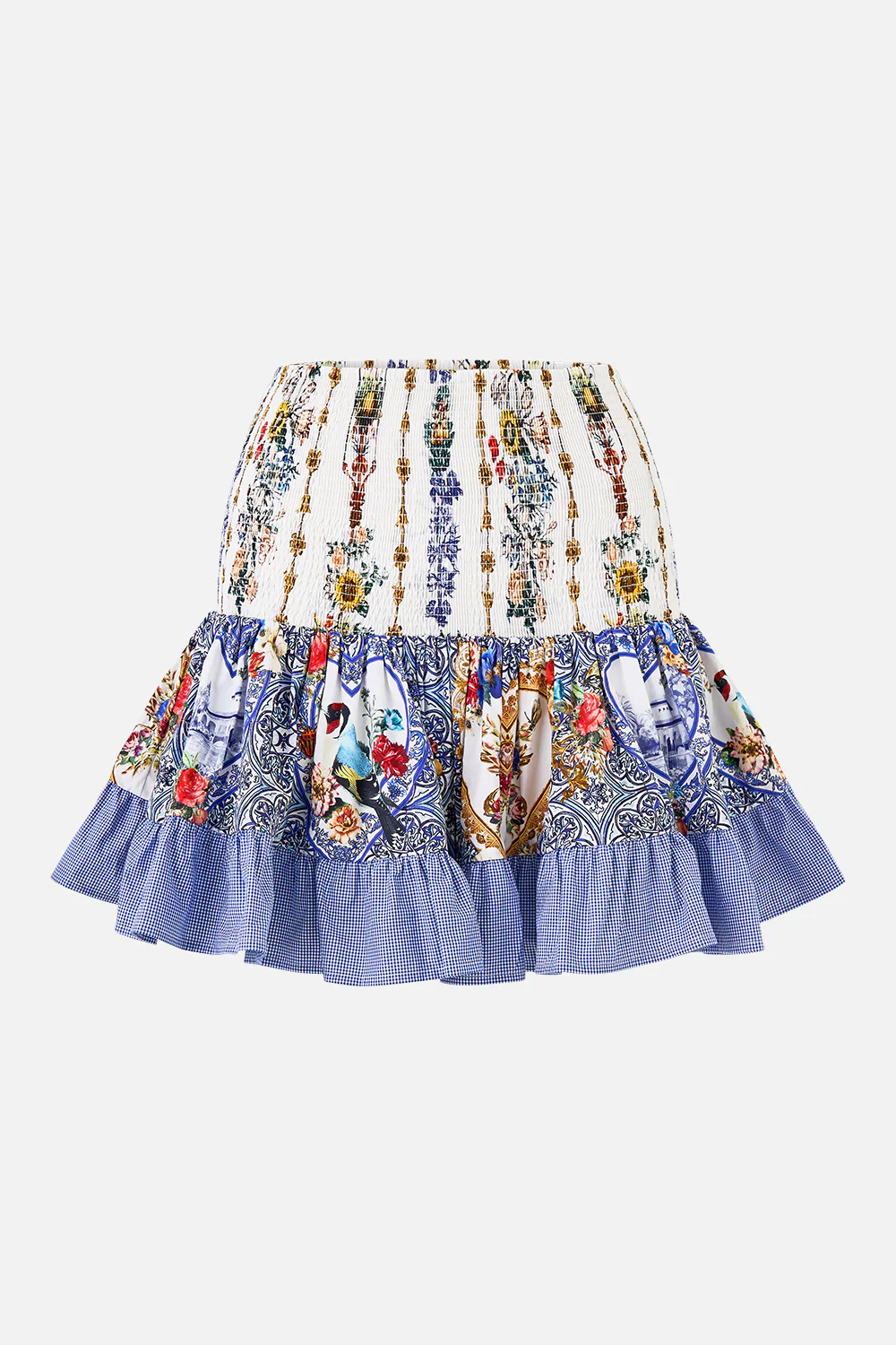 SHORT SHIRRED SKIRT THE POTTERY PARLOUR - Image 3