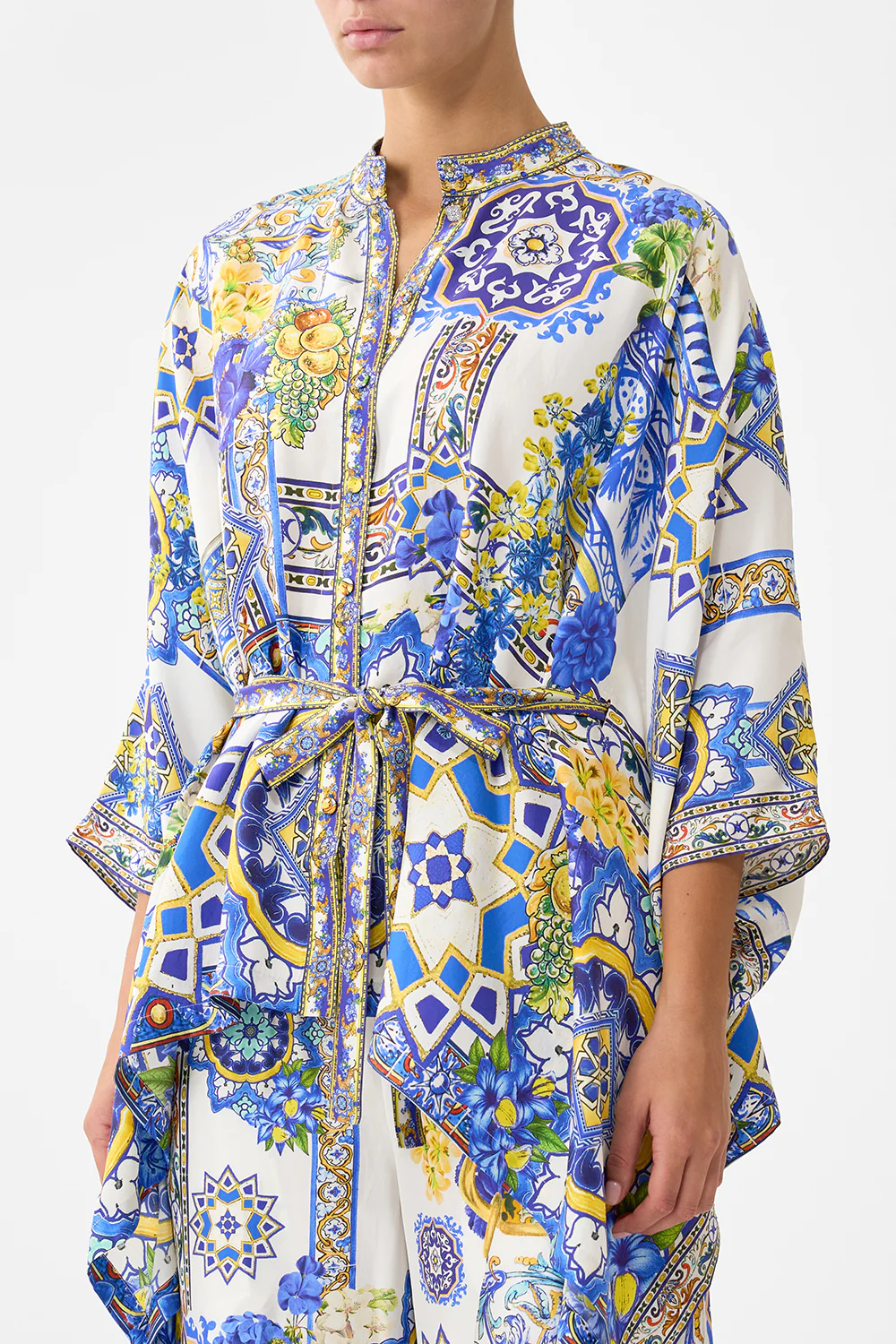 BUTTON THROUGH SCARF BLOUSE ESPAÑA NIRVANA - Image 5