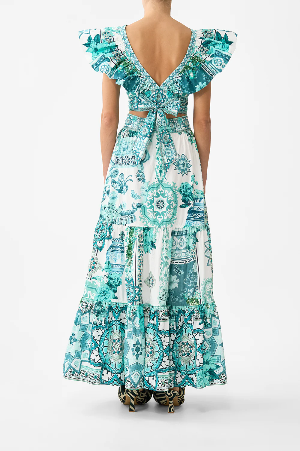 HIGH WAISTED TIERED SKIRT BALEARIC BEBÉ - Image 2