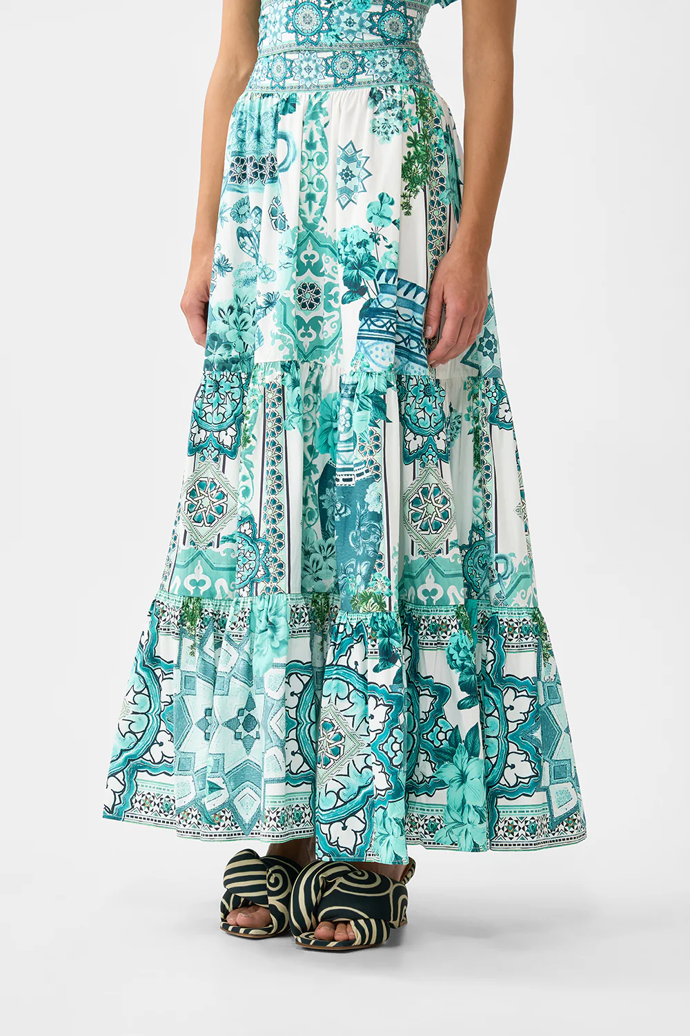HIGH WAISTED TIERED SKIRT BALEARIC BEBÉ - Image 5