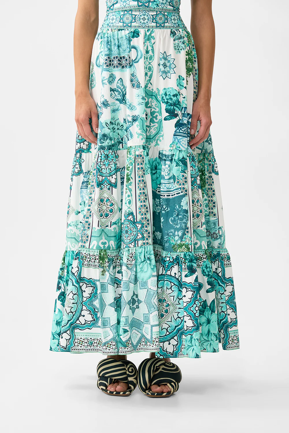 HIGH WAISTED TIERED SKIRT BALEARIC BEBÉ - Image 6