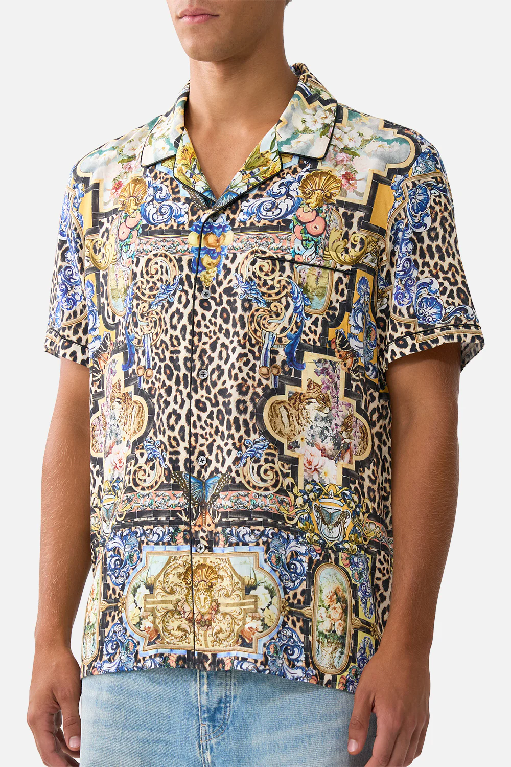 SHORT SLEEVE CAMP COLLARED SHIRT SEVILLIAN STYLE - Image 5