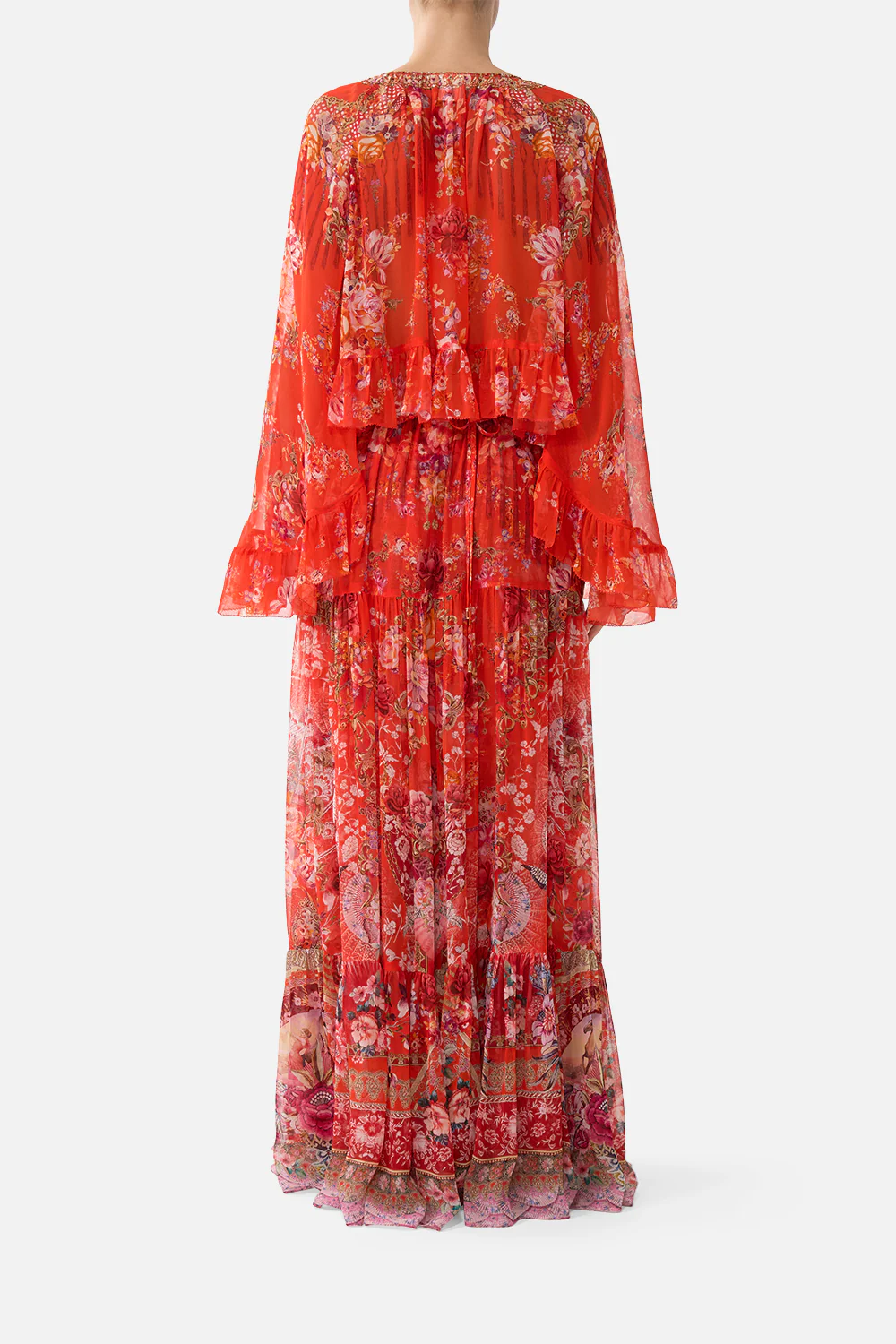 TIERED SKIRT WITH RUFFLE DETAIL OLÉ OLÉ - Image 2