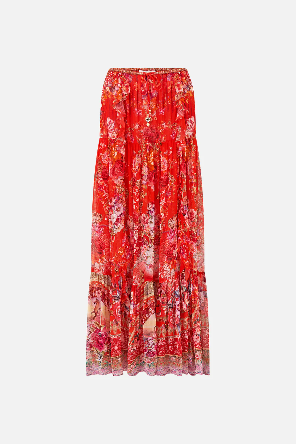 TIERED SKIRT WITH RUFFLE DETAIL OLÉ OLÉ - Image 3