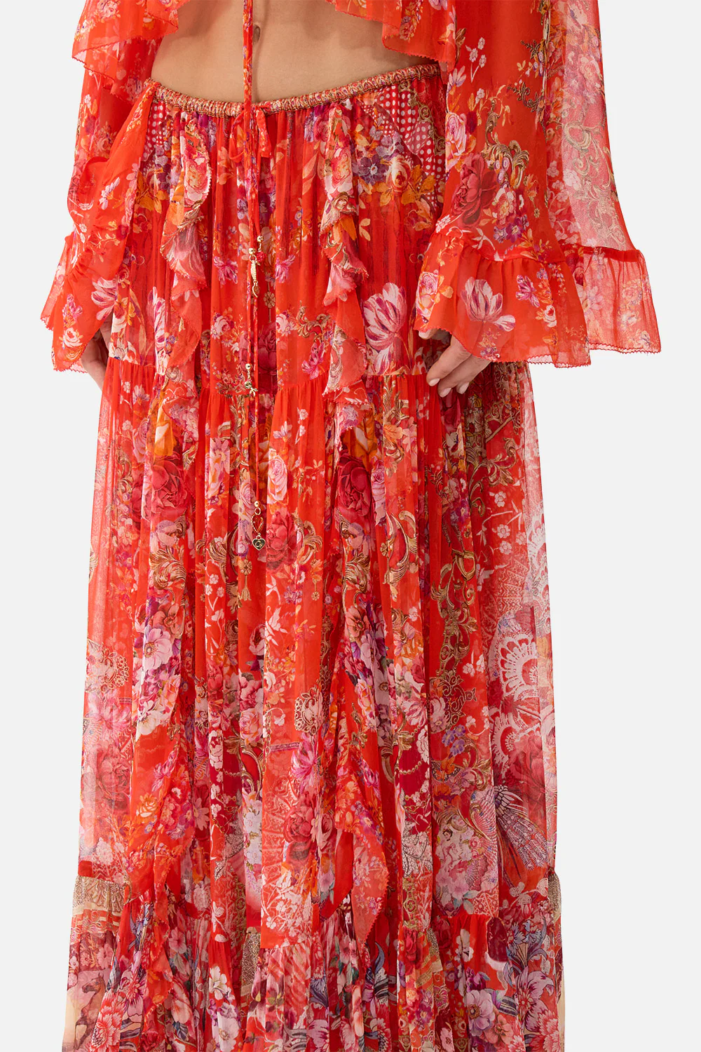 TIERED SKIRT WITH RUFFLE DETAIL OLÉ OLÉ - Image 5