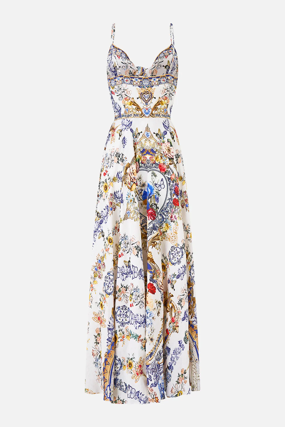 LONG DRESS WITH TIE FRONT THE POTTERY PARLOUR - Image 7