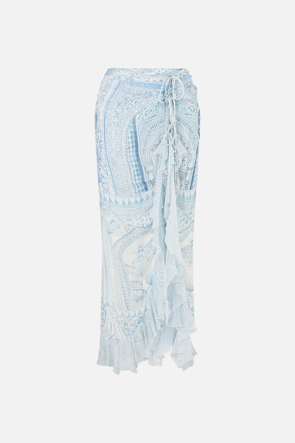 WRAP TIE SKIRT WITH RUFFLE THE HUM OF THE ALHAMBRA - Image 3