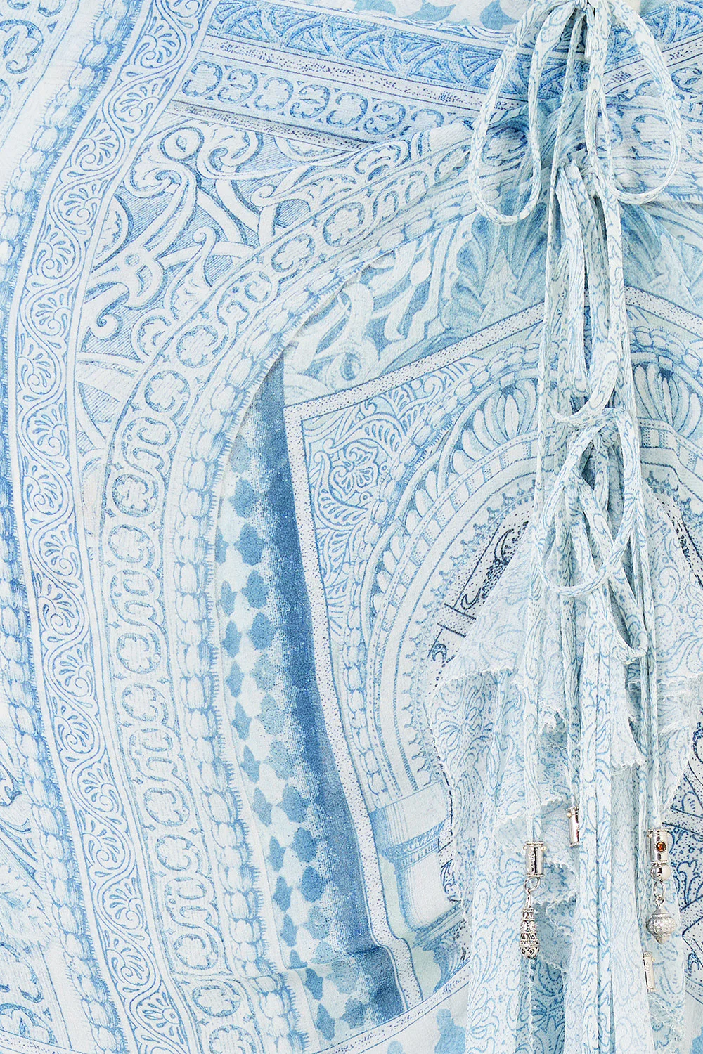WRAP TIE SKIRT WITH RUFFLE THE HUM OF THE ALHAMBRA - Image 7