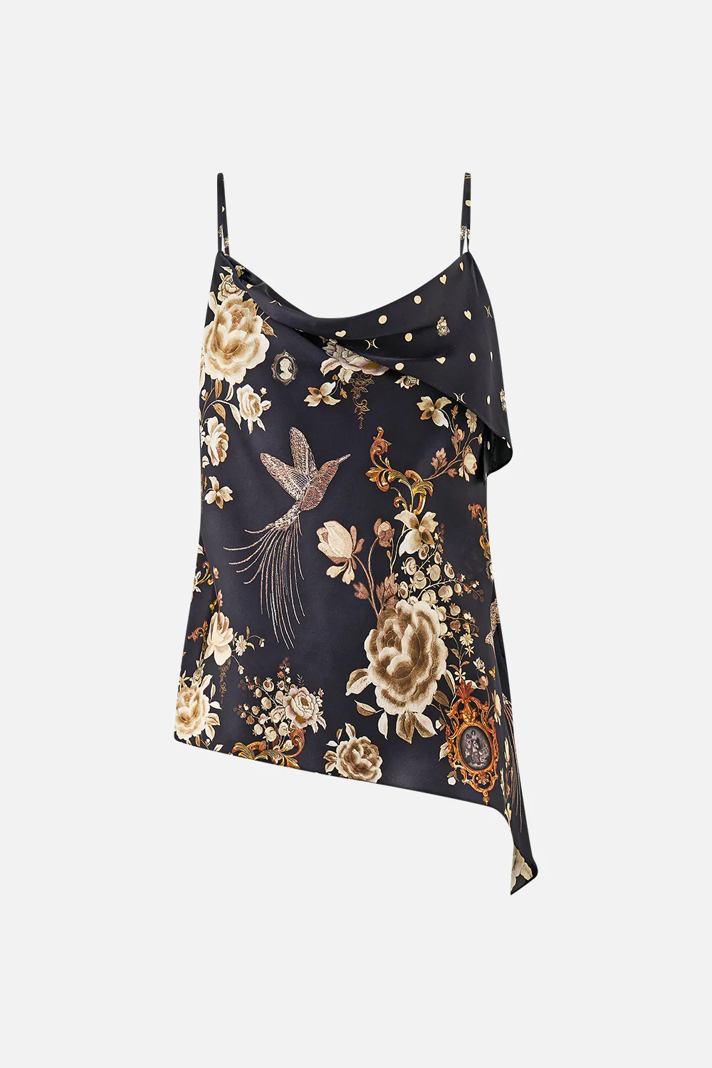 ASYMMETRIC DRAPED TOP FLAMENCO FOLKLORE - Image 3