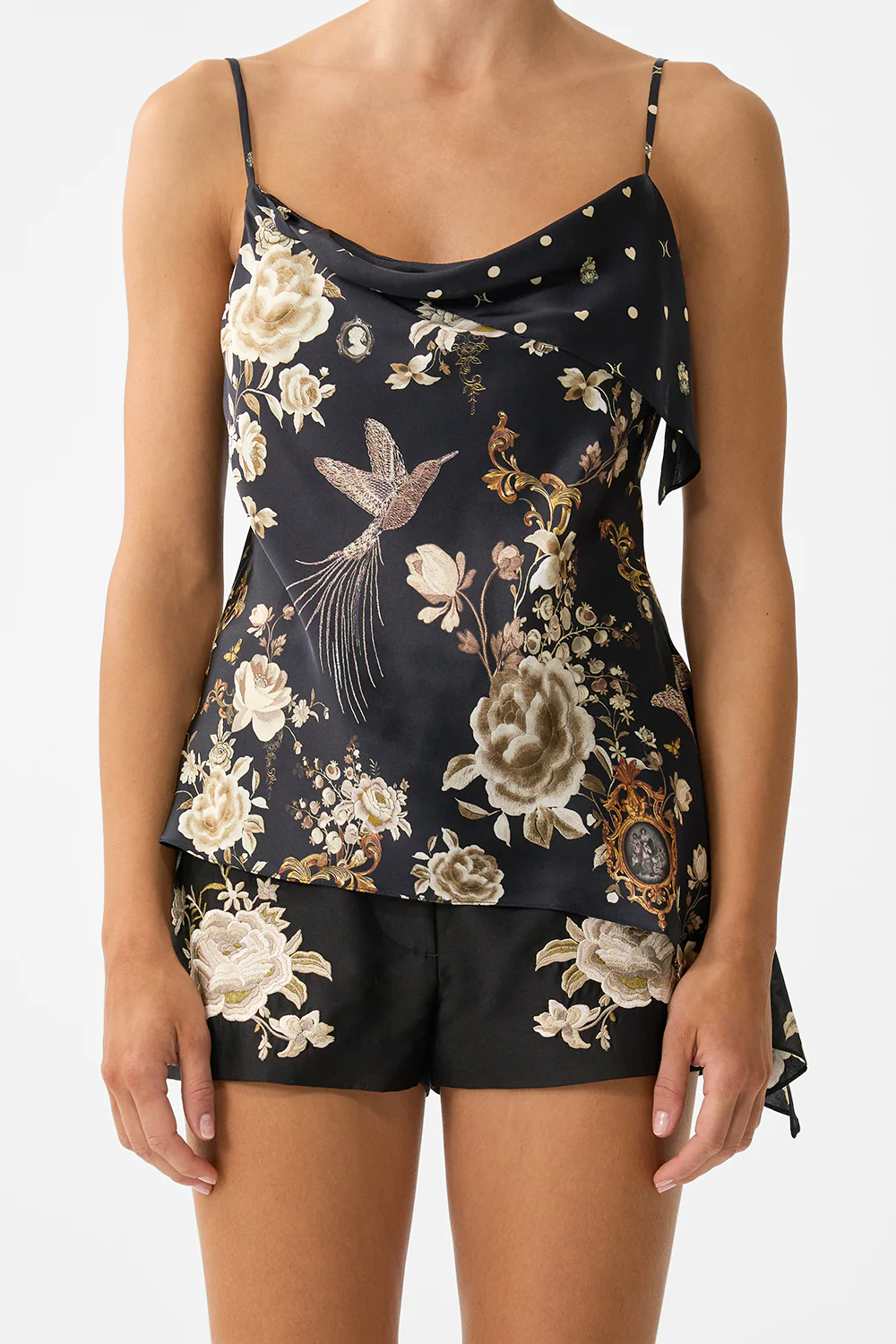 ASYMMETRIC DRAPED TOP FLAMENCO FOLKLORE - Image 6