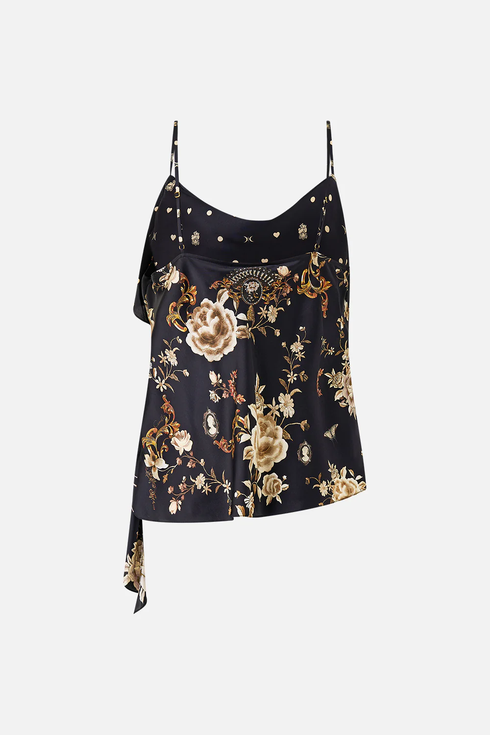 ASYMMETRIC DRAPED TOP FLAMENCO FOLKLORE - Image 7