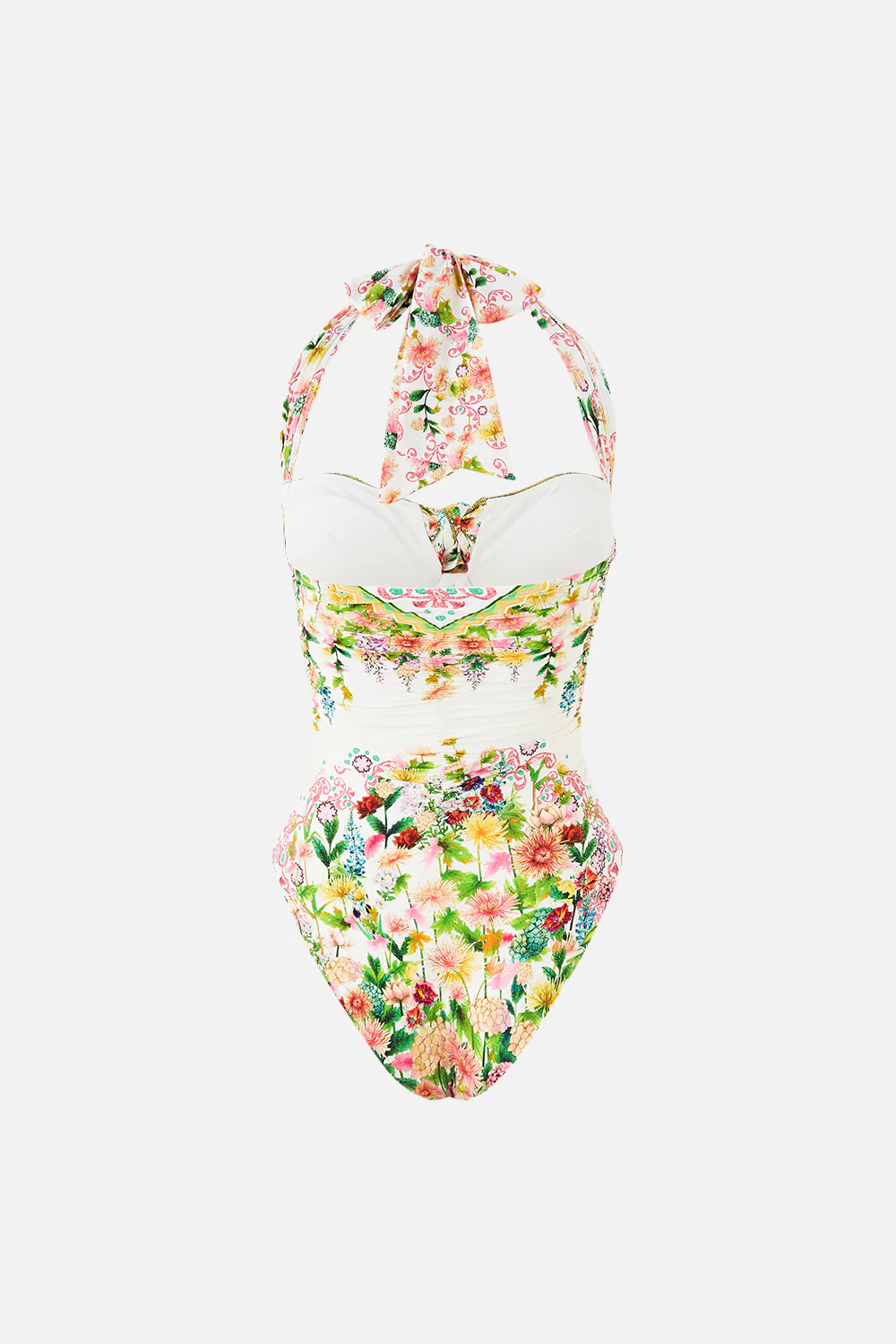 BOW TIE GATHERED UNDERWIRE HALTER ONE PIECE THE CALL OF CATALONIA - Image 6
