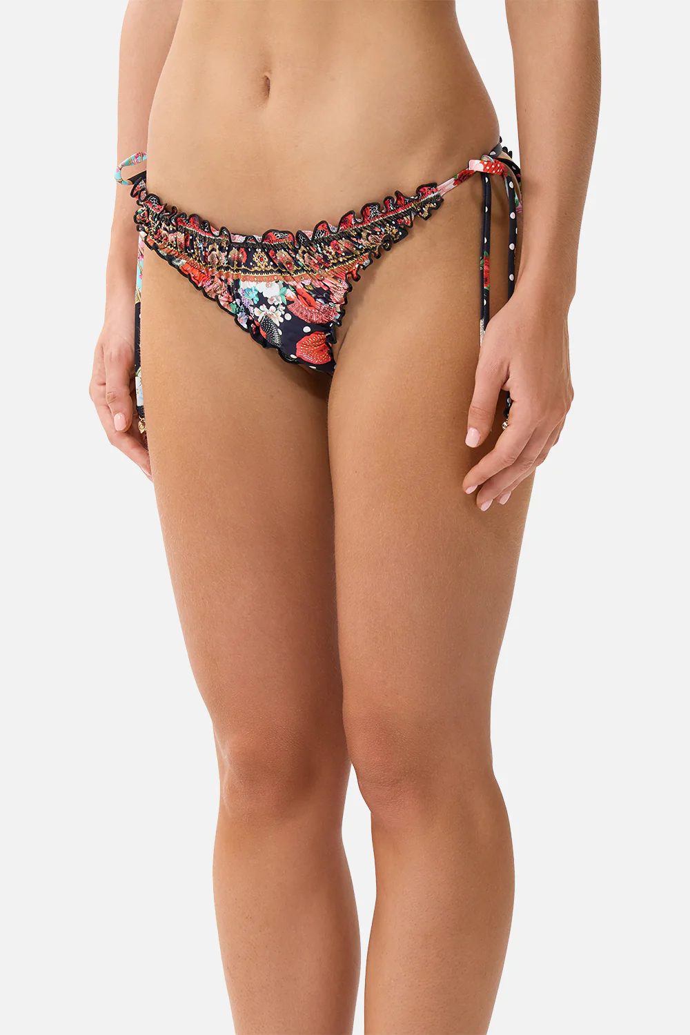 SKIMPY BIKINI BOTTOM WITH RUCHED EDGES DAUGHTERS OF DUENDE - Image 5