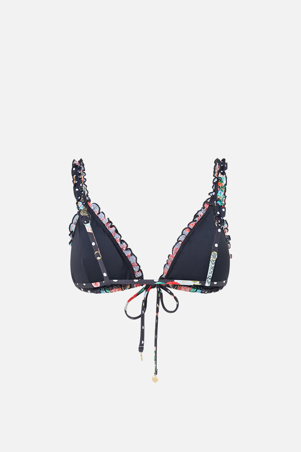 TRI BIKINI TOP WITH RUCHED EDGES DAUGHTERS OF DUENDE - Image 7