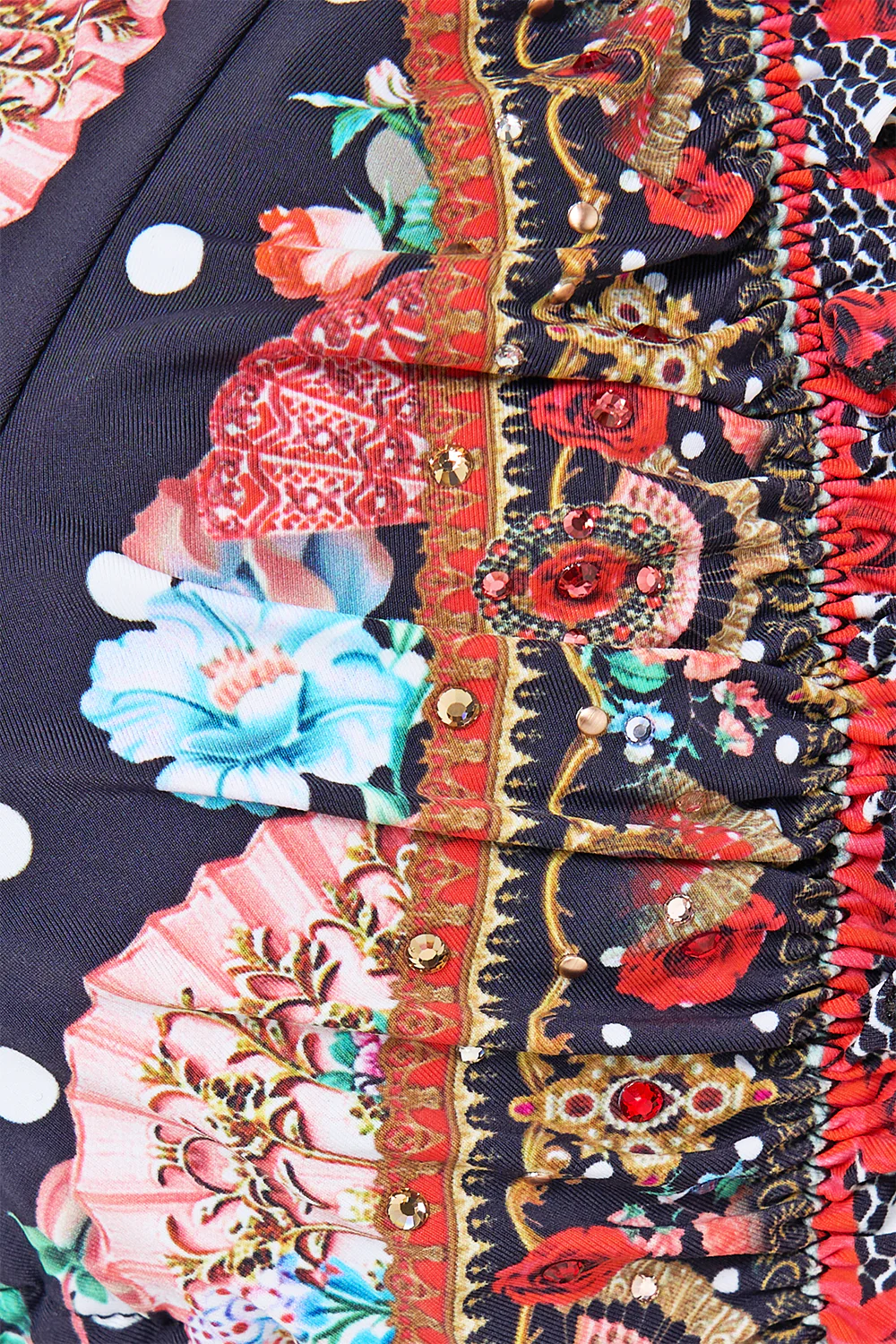 TRI BIKINI TOP WITH RUCHED EDGES DAUGHTERS OF DUENDE - Image 8