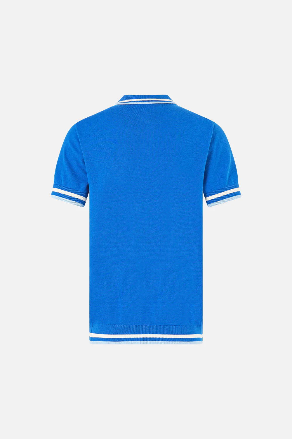SHORT SLEEVE QUARTER ZIP KNIT POLO SHIRT DE NADA GRANADA - Image 6