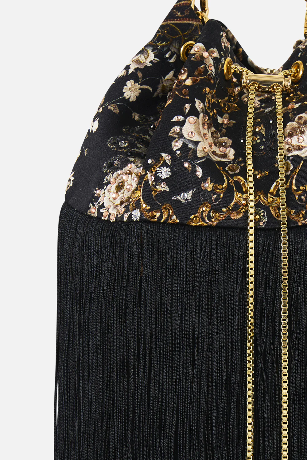 DRAWSTRING POUCH WITH FRINGING FLAMENCO FOLKLORE - Image 5