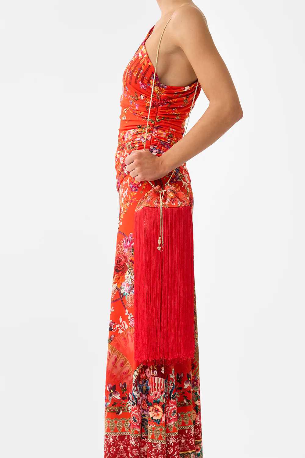 DRAWSTRING POUCH WITH FRINGING OLÉ OLÉ - Image 5