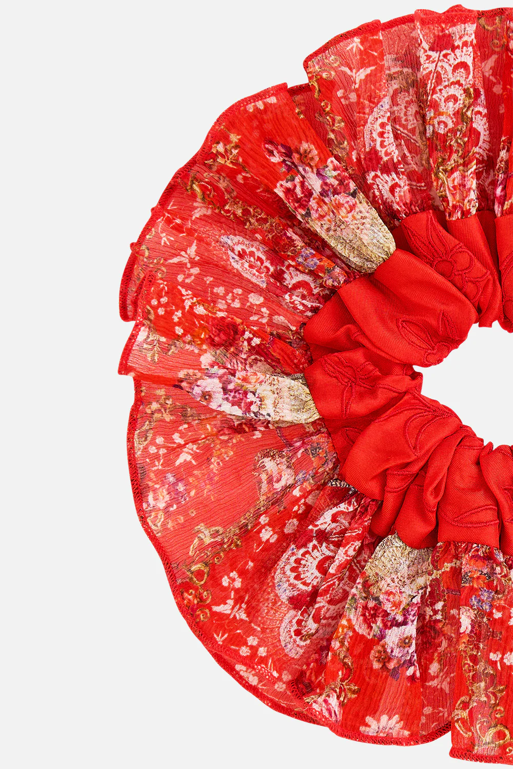 SCRUNCHIE WITH FRILL EDGE OLÉ OLÉ - Image 2