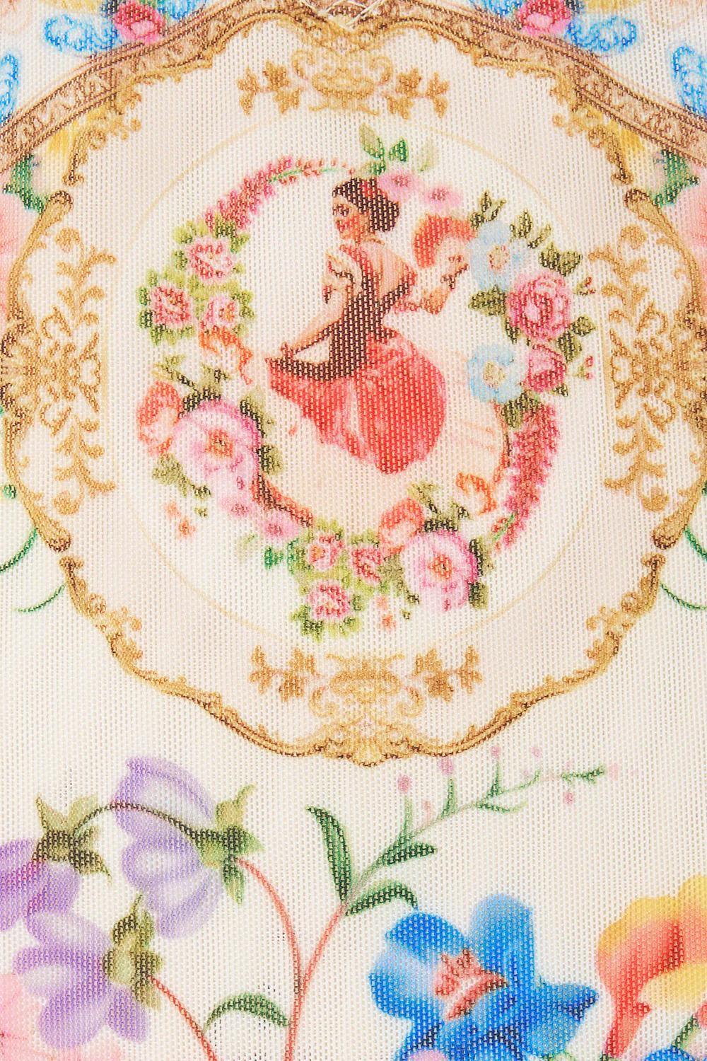 SCALLOPED EDGE TRI BODYSUIT WITH BOW FRONT I LEFT MY HEART IN GRANADA - Image 7