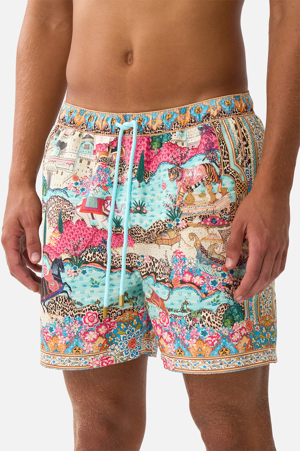 MID LENGTH BOARDSHORT WITH ELASTIC WAIST MINIATURE MOMENTS - Image 5