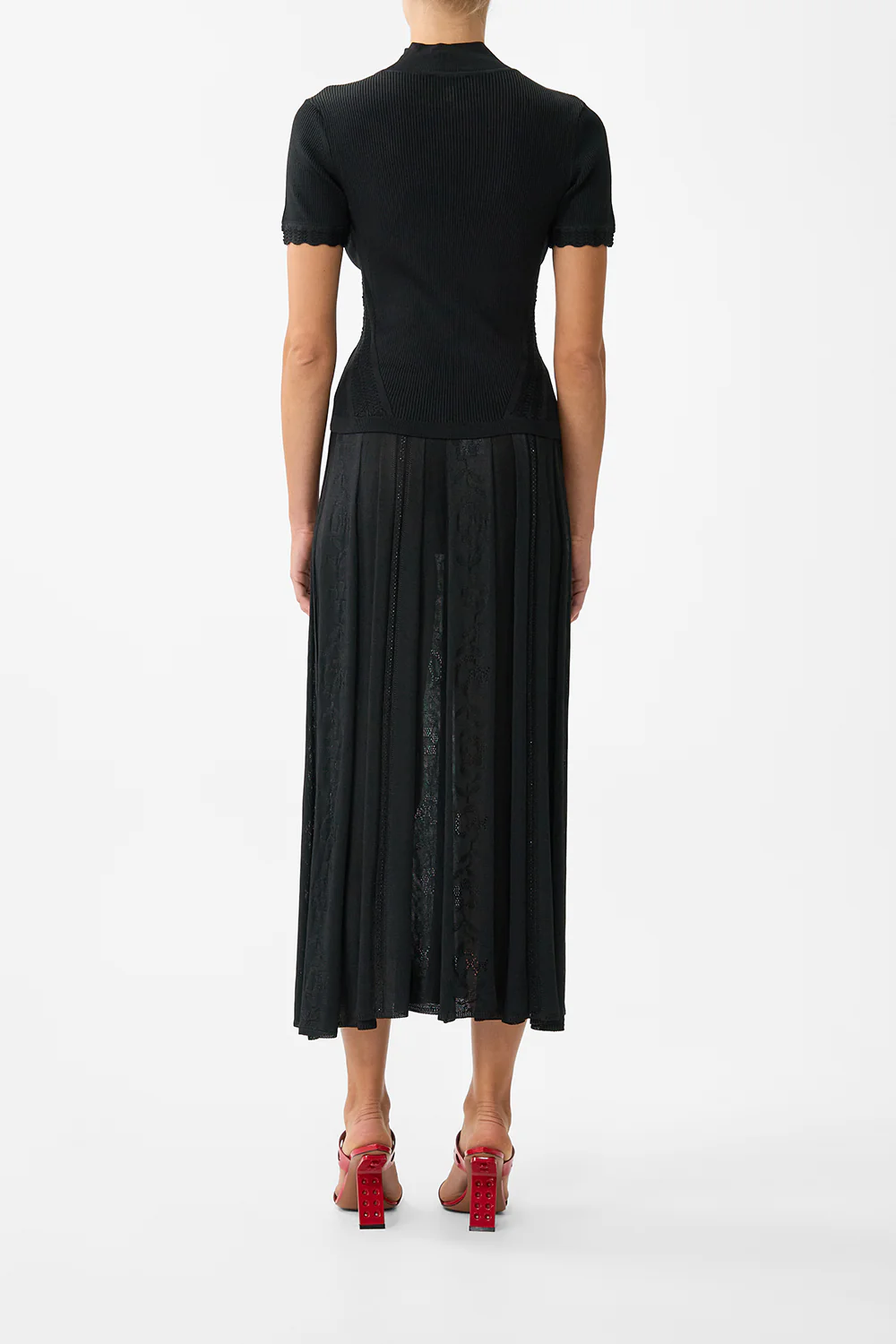 MOCK NECK KNIT TOP FLAMENCO FOLKLORE - Image 2