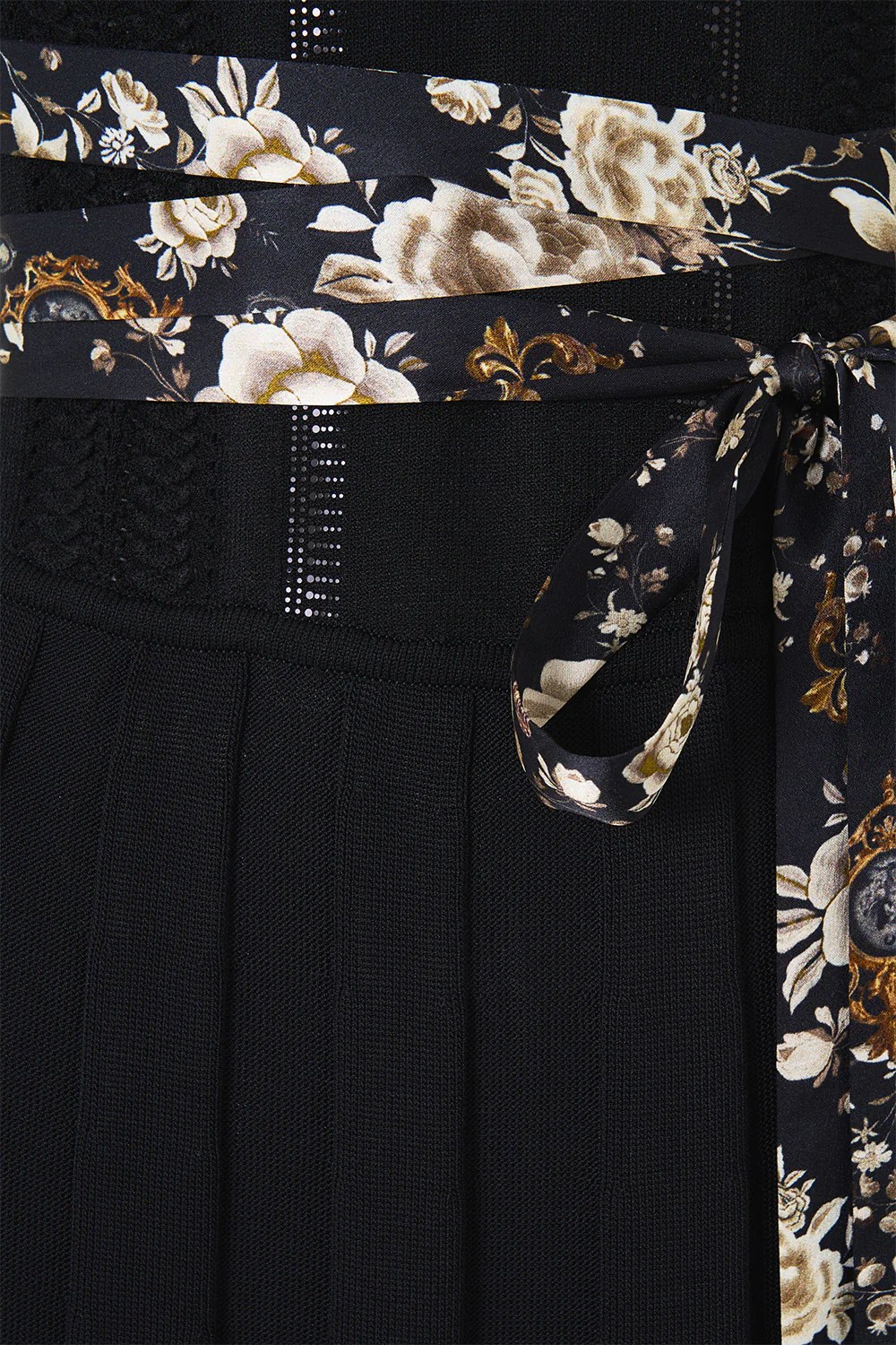 CORSET DETAIL FLARE KNIT DRESS FLAMENCO FOLKLORE - Image 8