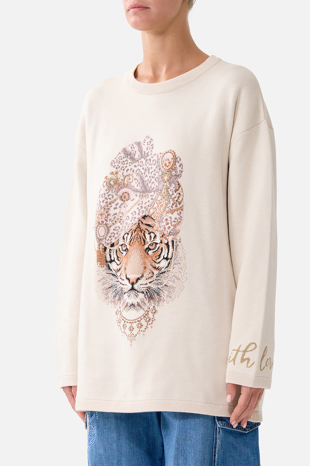 BOXY CREW NECK JUMPER ARANJUEZ ANIMALIA - Image 5
