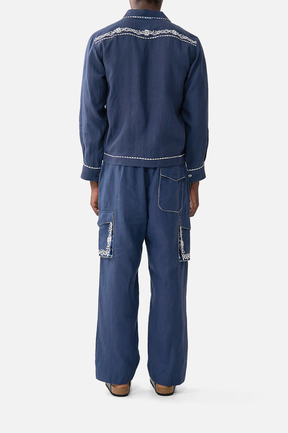 CARGO PANT WITH ELASTIC WAIST A TILED WONDERLAND - Image 2