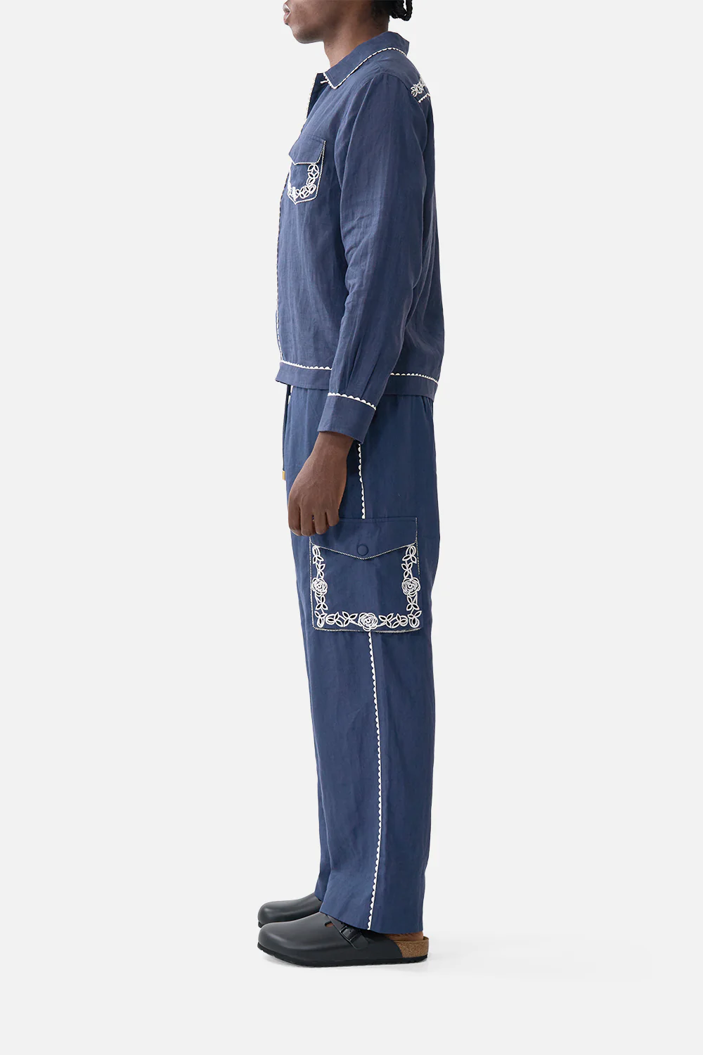 CARGO PANT WITH ELASTIC WAIST A TILED WONDERLAND - Image 4