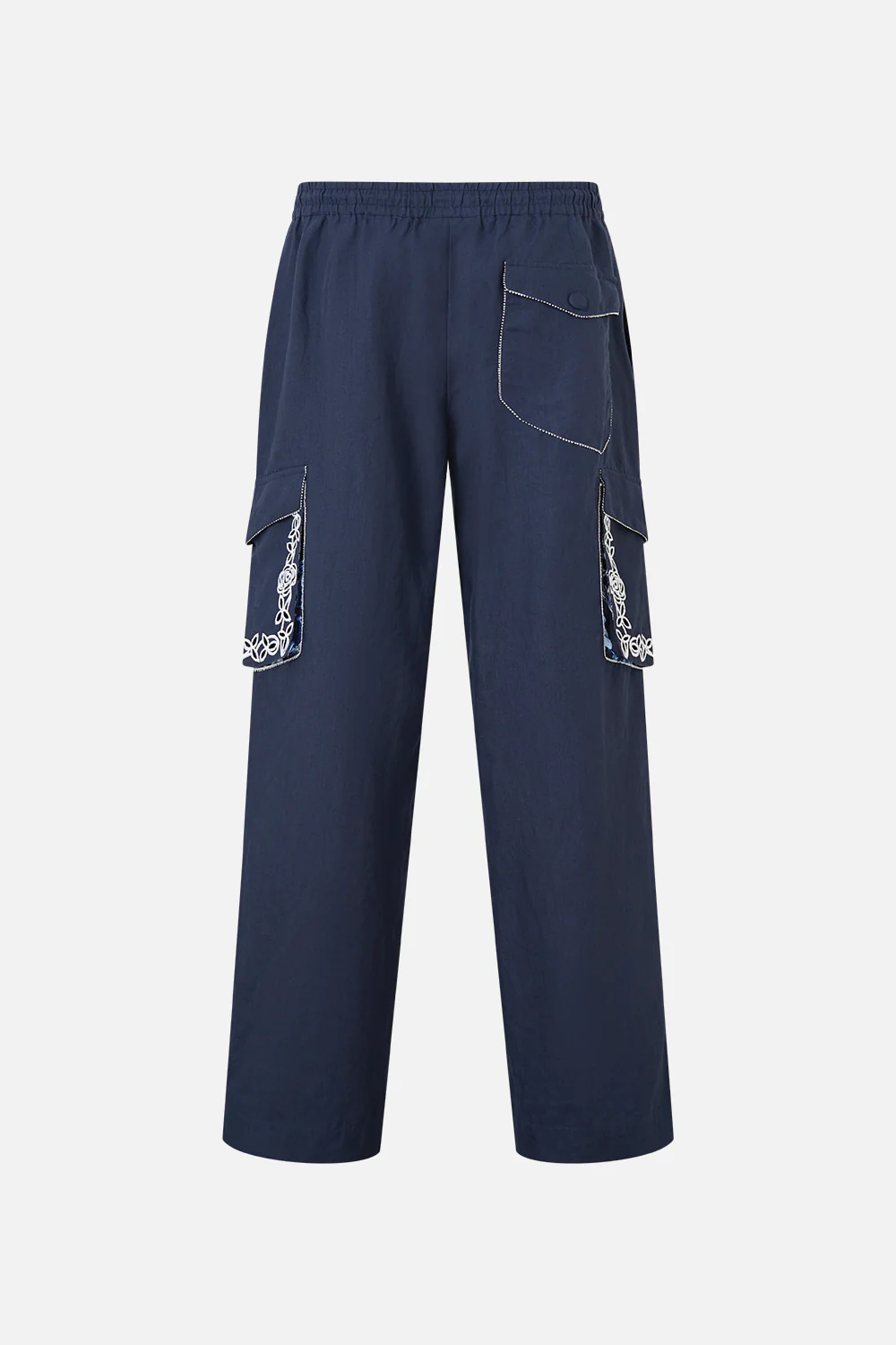 CARGO PANT WITH ELASTIC WAIST A TILED WONDERLAND - Image 6