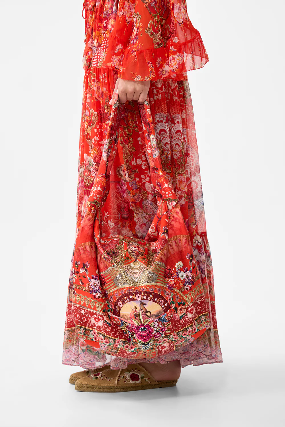 SLOUCH SHOULDER BAG WITH KNOT DETAILS OLÉ OLÉ - Image 6