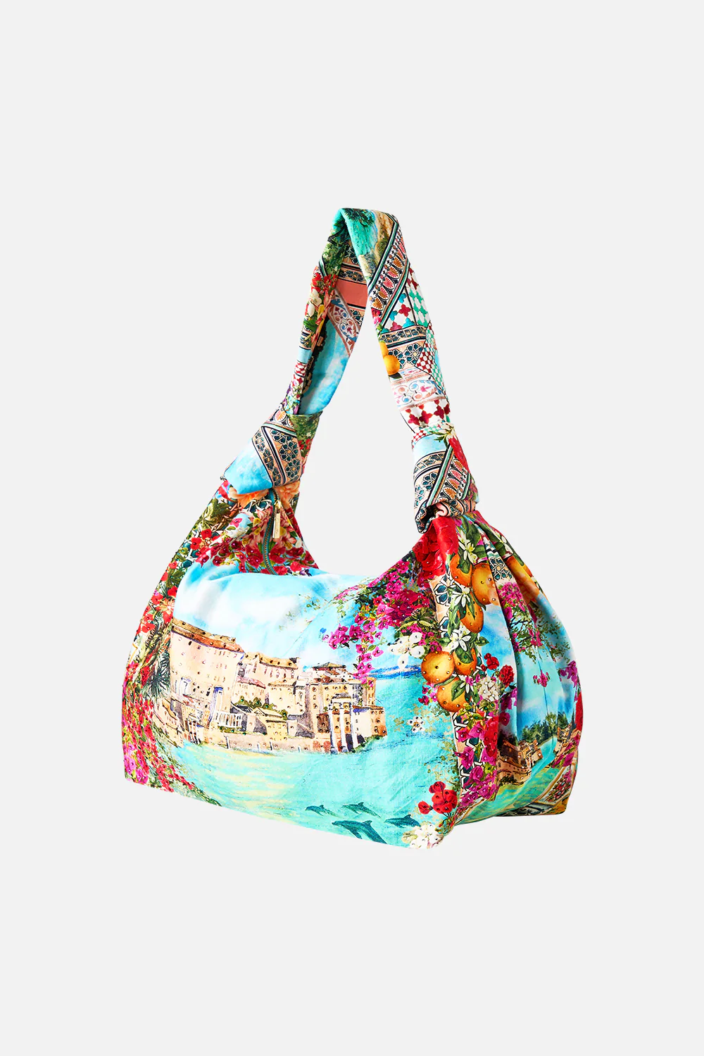 SLOUCH SHOULDER BAG WITH KNOT DETAILS MEET ME IN MALLORCA - Image 3