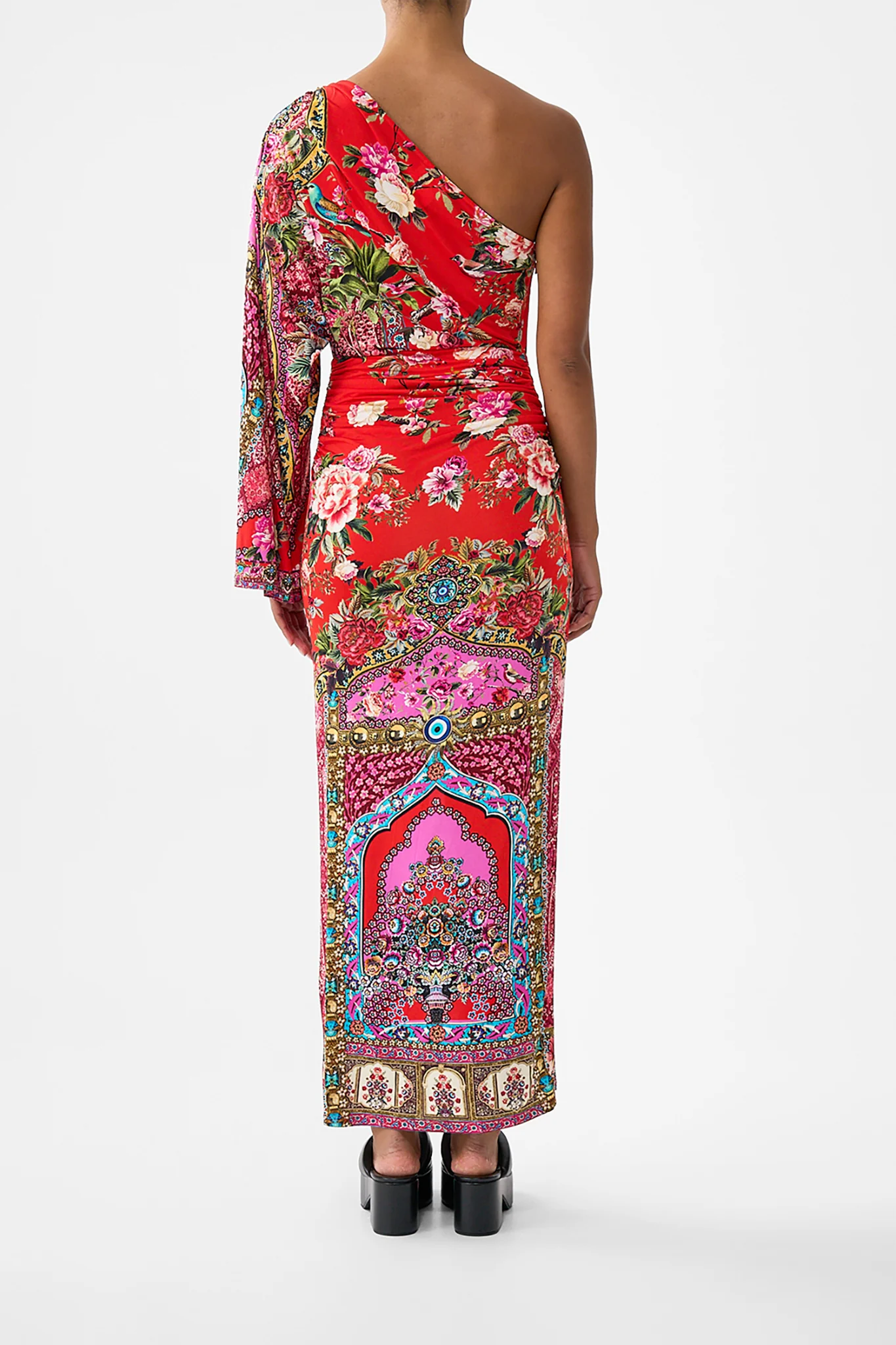ONE SHOULDER JERSEY DRESS HEIRLOOM EMPIRE - Image 2