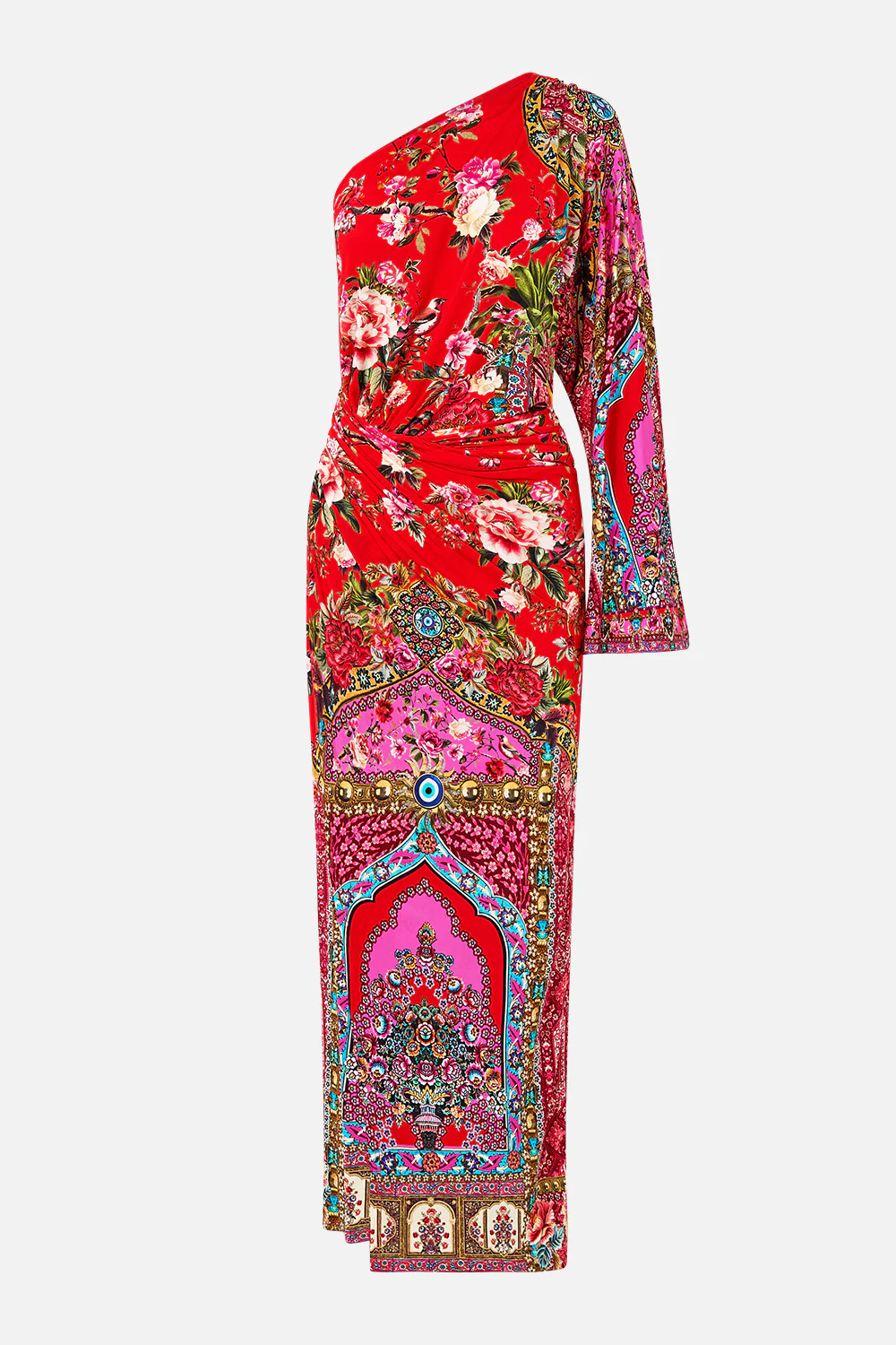 ONE SHOULDER JERSEY DRESS HEIRLOOM EMPIRE - Image 3