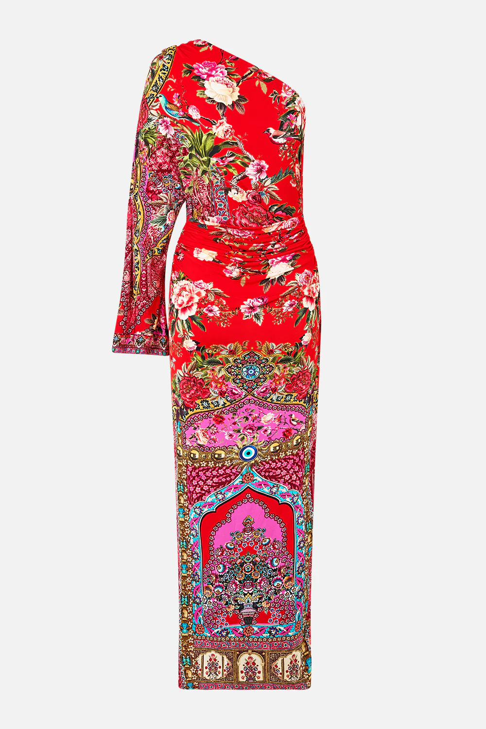ONE SHOULDER JERSEY DRESS HEIRLOOM EMPIRE - Image 7