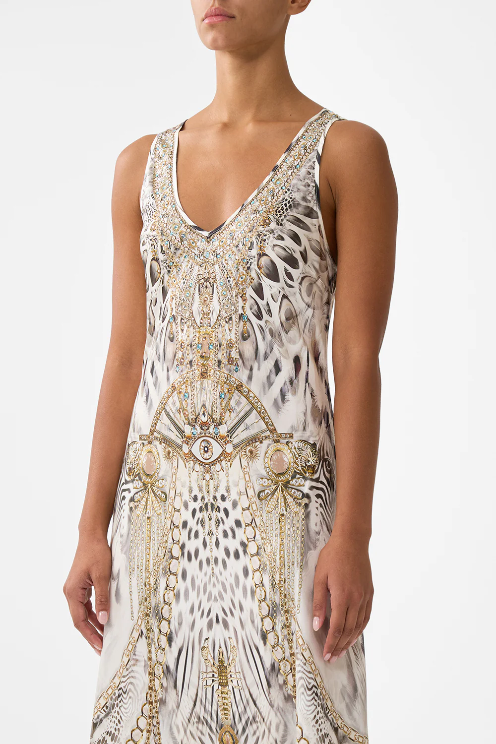 BIAS CUT TANK DRESS LADY LIONHEART - Image 5