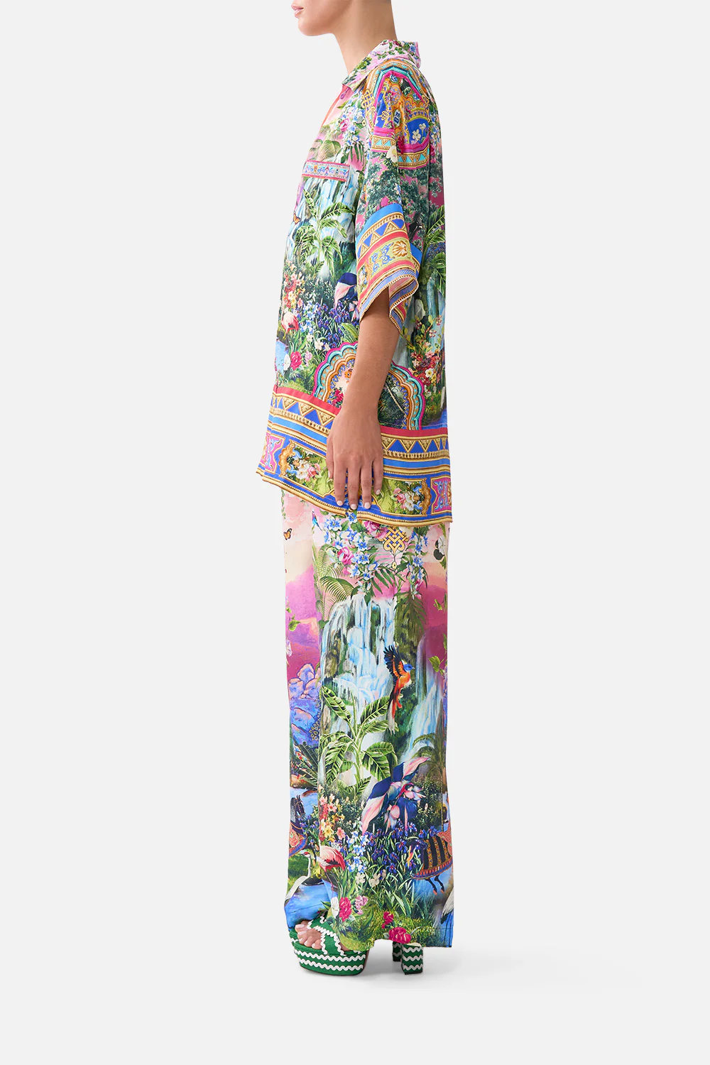 OVERSIZED SHIRT WITH POCKET TURKISH DELIGHT - Image 4