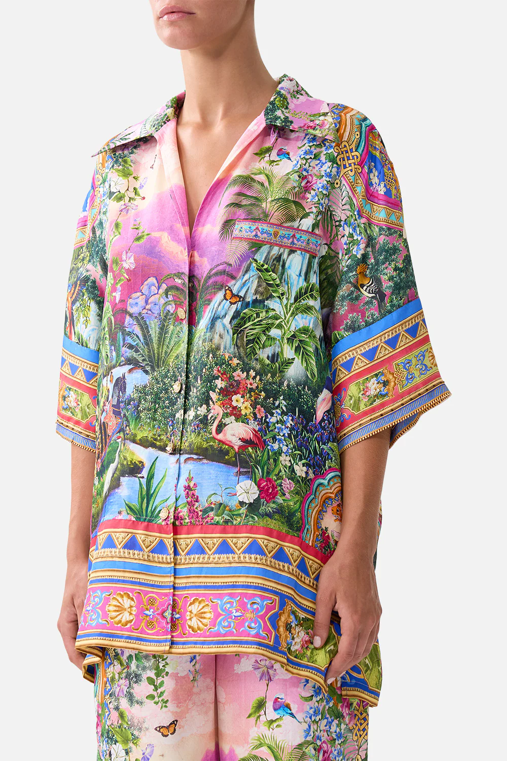 OVERSIZED SHIRT WITH POCKET TURKISH DELIGHT - Image 5