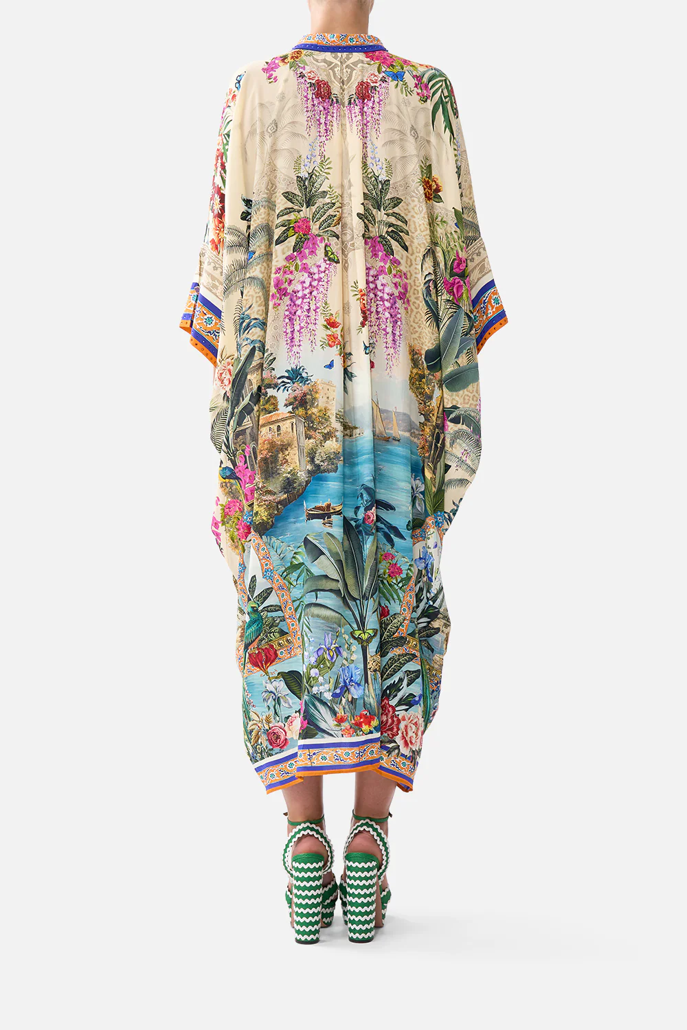 BATWING KAFTAN BODRUM BOTANICALS - Image 2