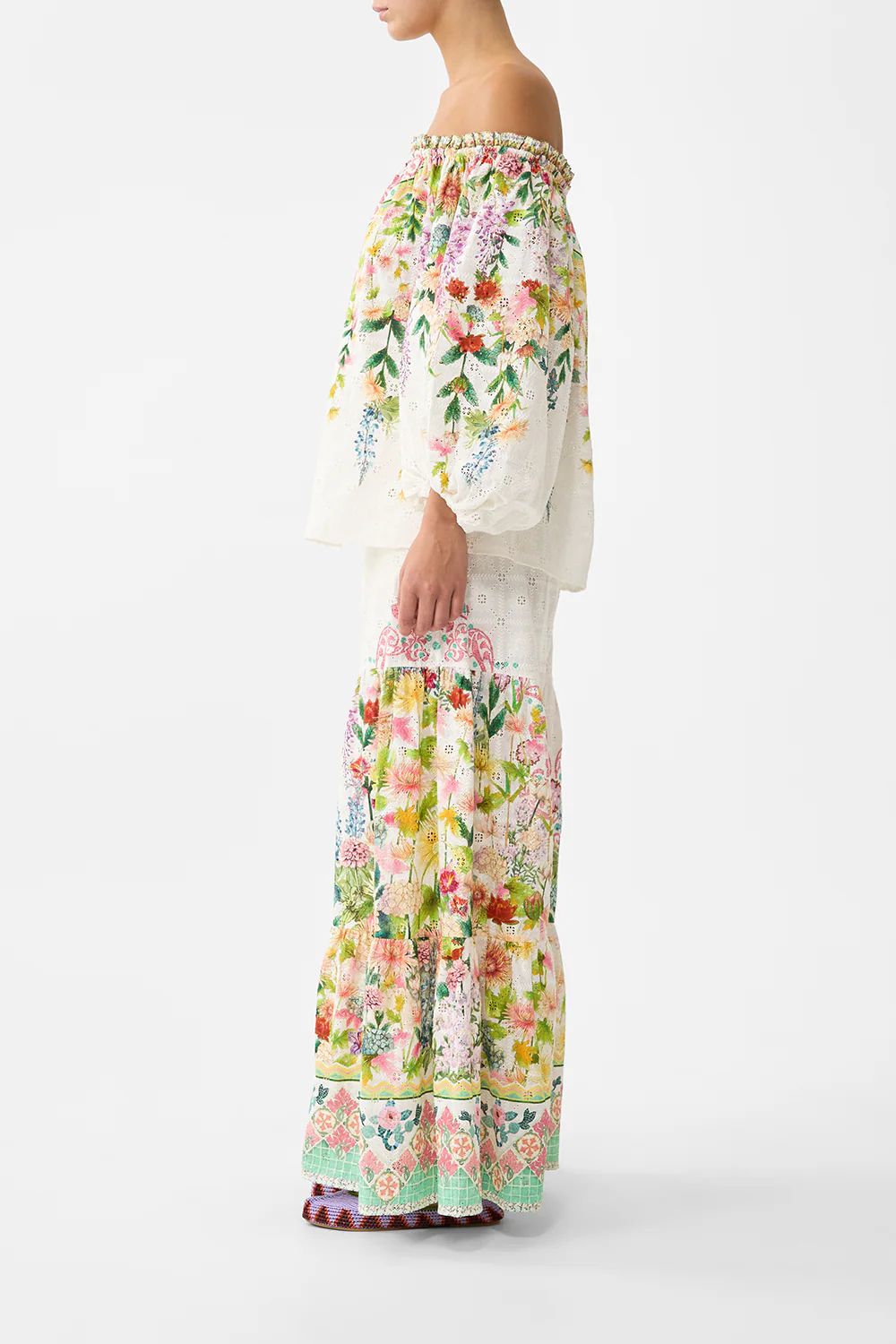 TROUSER WITH TIERED PANELS THE CALL OF CATALONIA - Image 4