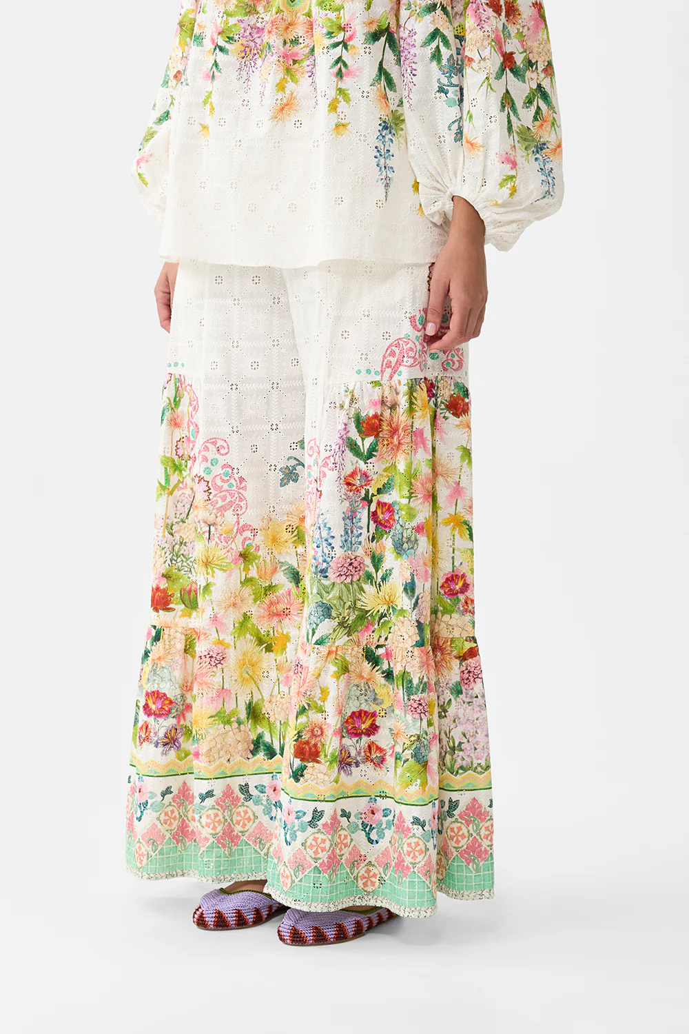 TROUSER WITH TIERED PANELS THE CALL OF CATALONIA - Image 5