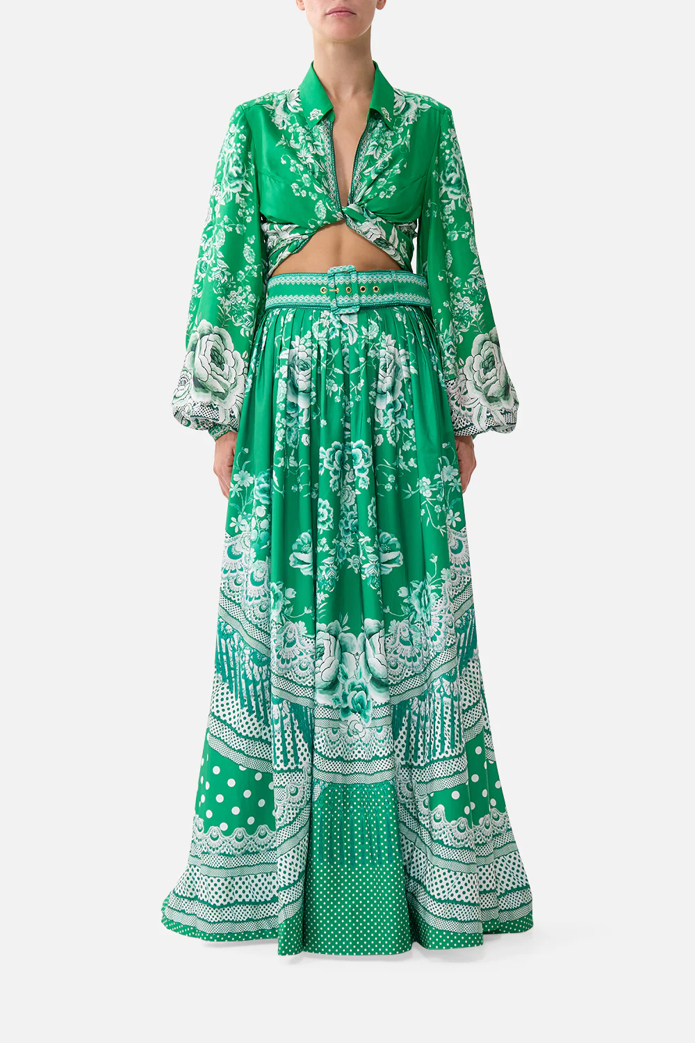 BELTED MAXI SKIRT SACROMONTE SEÑORITA
